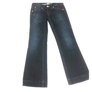True religion dark wash flare  jeans